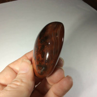 Banded Agate 170447 XL Palm Jumbo Protection Strength Metaphysical