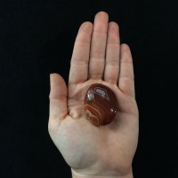 Banded Agate 170446 XL Palm Jumbo Protection Strength Metaphysical