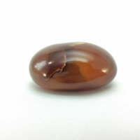 Carnelian Mini Massage 170502 XL Jumbo Palm Stone Stone of Power Metaphysical 