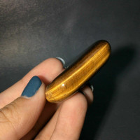 Golden Tigers Eye Palm Stone 170826 Metaphysical Healing Crystal