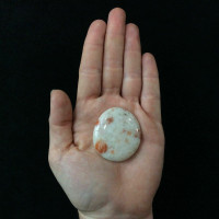 Sunstone Palm Stone 170503 Stone of Good Luck and Happiness Crystal