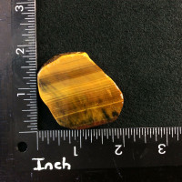 Golden Silky Luster Tigers Eye Specimen 1.1oz 170212 Jasper Hematite 