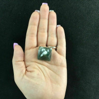 Tree Agate Pyramid 180715 25mm Dendritic Quartz Crystal Mineral Metaphysical