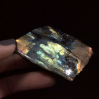 Rough Labradorite Specimen One Side Polished 170832 Spiritual Vision