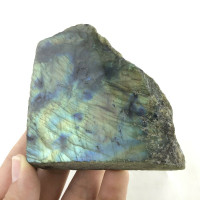 Double Flash Labradorite Specimen 290g 93mm 1904-204 One Side Polished 