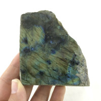 Double Flash Labradorite Specimen 290g 93mm 1904-204 One Side Polished 