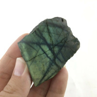 Double Flash Labradorite Specimen 70g 49mm 1904-191 One Side Polished 