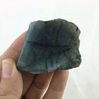 Double Flash Labradorite Specimen 70g 49mm 1904-191 One Side Polished 