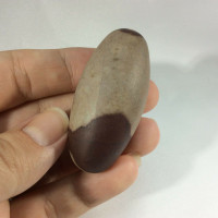 MeldedMind Shiva Lingam 2.20in Natural Half Brown Crystal Hindu 171046