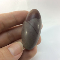 MeldedMind Shiva Lingam 2.09in Natural Half Brown Crystal Hindu 171044