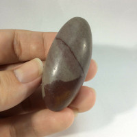 MeldedMind Shiva Lingam 2.09in Natural Half Brown Crystal Hindu 171044