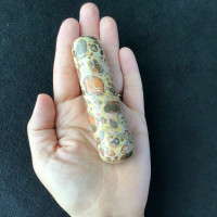 Leopardite Leopard Jasper Massage Therapy Wand 1811101 Stone 108mm Metaphysical