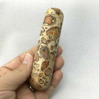 Leopardite Leopard Jasper Massage Therapy Wand 1811101 Stone 108mm Metaphysical