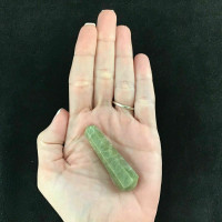 Vesuvianite Mini Massage Therapy Wand 181131-59mm Idocrase Green