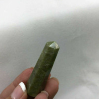 Vesuvianite Mini Massage Therapy Wand 181131-59mm Idocrase Green