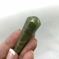 Vesuvianite Mini Massage Therapy Wand 181131-59mm Idocrase Green