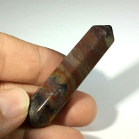 Moss Agate Mini Massage Wand 57.3mm 170805 Stone of Abundance Crystal Healing