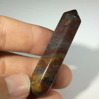 Moss Agate Mini Massage Wand 57.3mm 170805 Stone of Abundance Crystal Healing