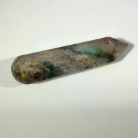 Moss Agate Mini Massage Wand 170804-58.1mm Stone of Abundance Crystal