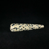 Dalmatian Jasper Massage Wand Tool 171163-60.6mm Metaphysical Healing Crystal