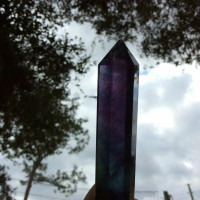 Double Terminated Fluorite Wand 171203 The Genius Stone Healing Metaphysical