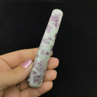 MeldedMind Lepidolite Massage Therapy Wand 4.25in 75g 1904-159 Natural Crystal