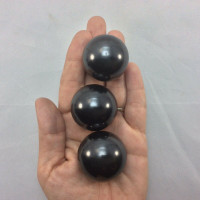 One (1) Polished Shungite Sphere Stone of Growth Crystal Healing Metaphysical