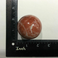 Brecciated Jasper Sphere 170601 51mm Polished Stone of Vitality and Strength