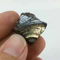 Rough Silver Shungite Specimen 170718 26.9mm Stone of Transformation 