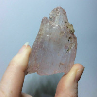 MeldedMind Rough Pink Kunzite Specimen 2.50in Natural Crystal Stone 008