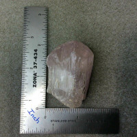 MeldedMind Rough Pink Kunzite Specimen 2.06in Natural Crystal Stone 009