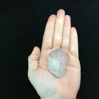 MeldedMind Rough Pink Kunzite Specimen 2.06in Natural Crystal Stone 009