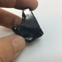 Rough Silver Shungite Specimen 171106 32.9mm Stone of Transformation 