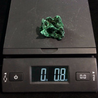 MeldedMind Rough Malachite Specimen 1.61in Natural Green Crystal 170915