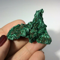 MeldedMind Rough Malachite Specimen 1.74in Natural Green Crystal 170919