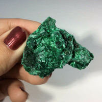 MeldedMind Rough Malachite Specimen 1.83in Natural Green Crystal 170911