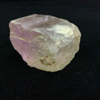 MeldedMind Rough Purple Pink Green and Clear Kunzite 1.50in Natural Crystal 011