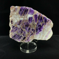  Creede County Amethyst Slice Slab 137mm 325g 1903-138 One Side Polished Decor