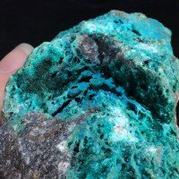 MeldedMind Rough Chrysocolla & Malachite Specimen Natural Blue Green Crystal #3