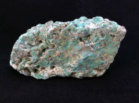 MeldedMind Botryoidal Chrysocolla with Druzy 4.43in Natural Green Crystal #9