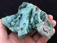 MeldedMind Rough Chrysocolla & Malachite 3.83in Natural Blue Green Crystal #7