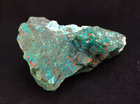 MeldedMind Rough Chrysocolla with Druzy Specimen 3.69in Natural Green Crystal #4
