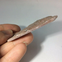 Thin Lepidolite Slice Slab 61mm Stone Crystal Mineral Specimen Lilac Grey