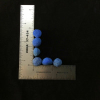 MeldedMind One (1) Small Rough Natural Azurite Blueberry .35in - .55in Arizona