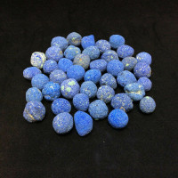 MeldedMind One (1) Small Rough Natural Azurite Blueberry .35in - .55in Arizona