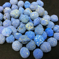 MeldedMind One (1) Small Rough Natural Azurite Blueberry .35in - .55in Arizona