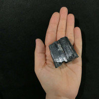 Black Tourmaline Specimen 153g 1901-44 Double Terminated Metaphysical