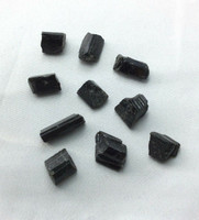 Bag of Ten (10) Black Tourmaline Chips 180104 Stone of the Healer Metaphysical