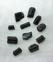 Bag of Ten (10) Black Tourmaline Chips 180107 Stone of the Healer Metaphysical