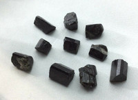 Bag of Ten (10) Black Tourmaline Chips 180109 Stone of the Healer Metaphysical